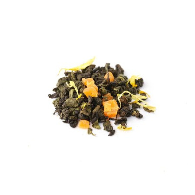 Чай зеленый Манго со сливками, ароматизированный опт