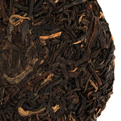 Чай красный китайский Золотой Иероглиф, прессованный блин 92-100 г опт