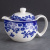 Сервиз чайный 7 предметов Цветы и бабочка: чайник и чашки опт