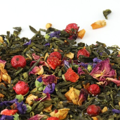 Чай зеленый Феерия Вкуса, ароматизированный опт