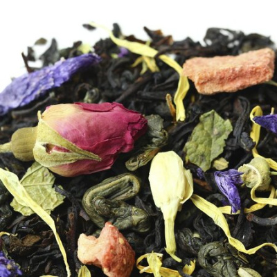 Чай черный-зеленый 1002 сказка, ароматизированный опт