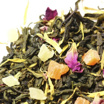 Чай зеленый Королевский манго, ароматизированный опт