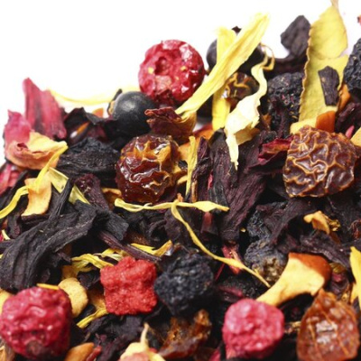 Чай фруктовый Красный сарафан, ароматизированный опт