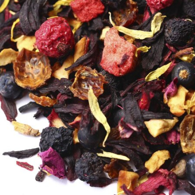 Чай фруктовый Красный сарафан, ароматизированный опт