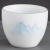 Чаша керамическая с изображением гор в дымке тумана, 50 мл опт